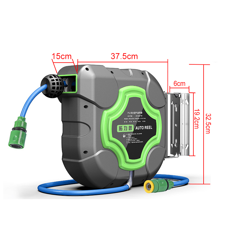 Electric Reel - 10/15/20M otomatik geri çekilebilir hortum makarası