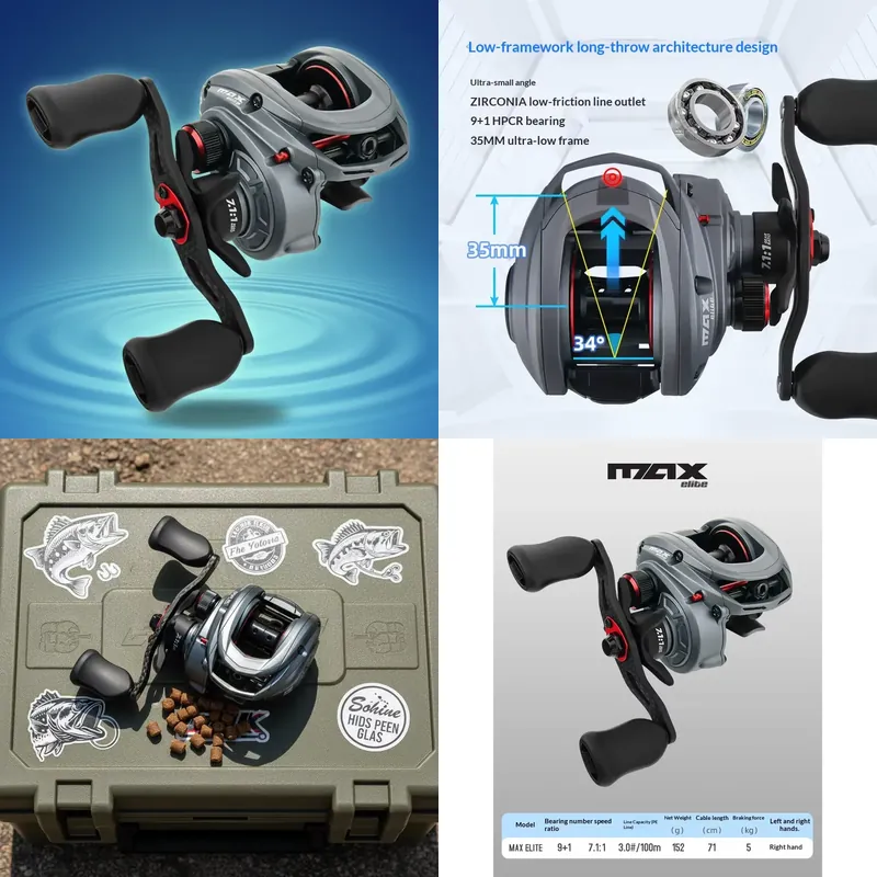 ZGLY Abu Garcia Elite Dropper  - Baitcasting Reel incelemesi ve fiyatı