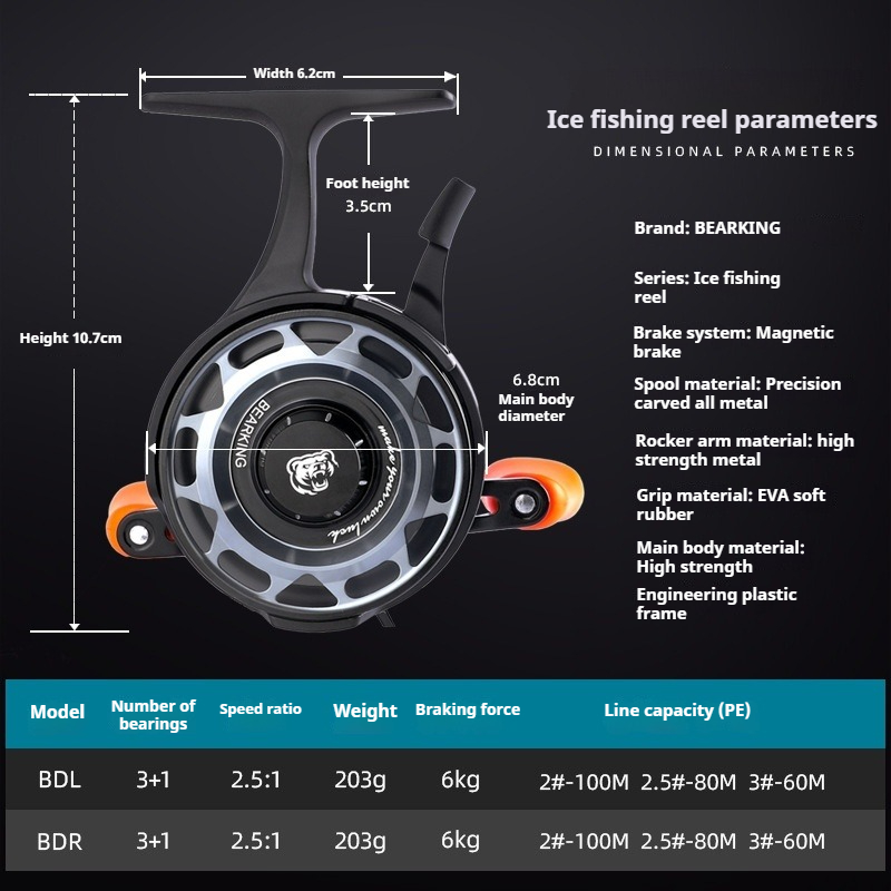 Kış Buz Balıkçılığı Makarası,  - Ice Fishing Reel incelemesi ve fiyatı